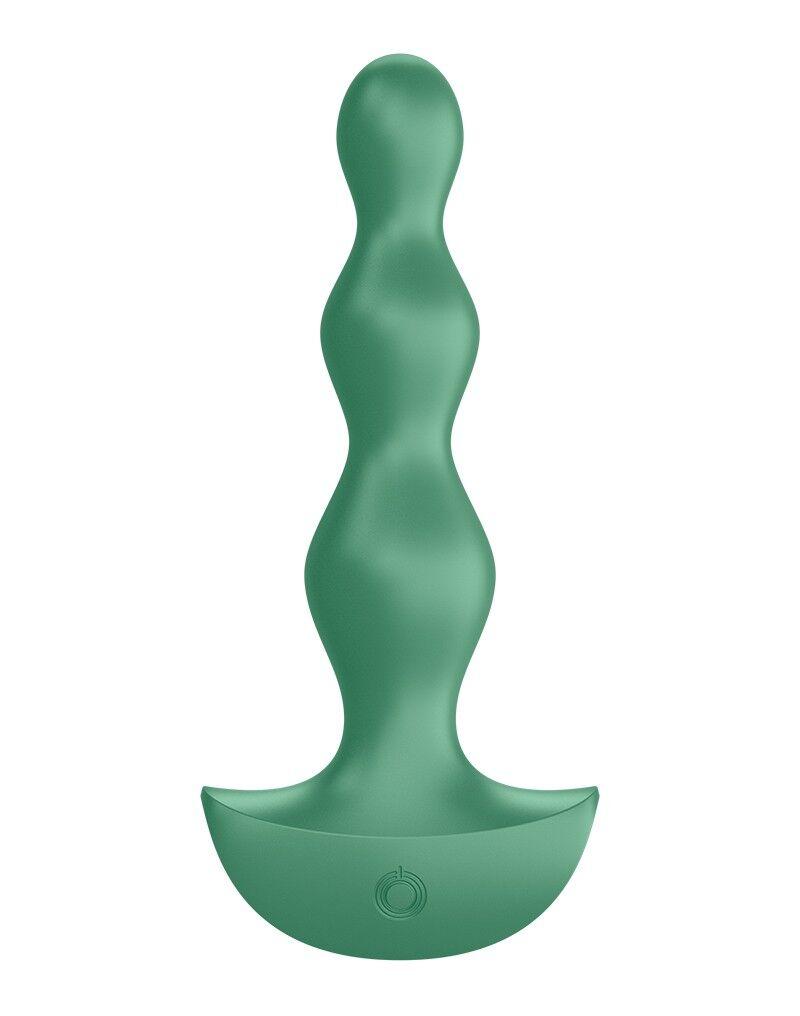 Анальний стимулятор-бусины с двумя моторами Satisfyer Lolli-Plug 2 (green)