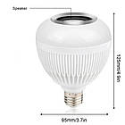 Bluetooth лампочка з динаміком та пультом ДУ Buble Lamp E27 / Блютуз лампочка кольорова, фото 8