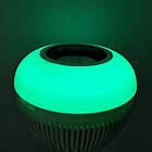 Bluetooth лампочка з динаміком та пультом ДУ Buble Lamp E27 / Блютуз лампочка кольорова, фото 4