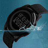 Хороший бюджетний чоловічий годинник Skmei, Кварцовий Армійський і тактичний годинник, фото 4