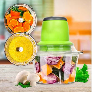 Мощный, компактный, быстрый Блендер с двухъярусным лезвием Молния