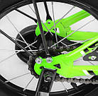 Двоколісний велосипед Corso MAXIS-14201 діаметр коліс 14", обладнаний страхувальними колесами, ручне гальмо, фото 5