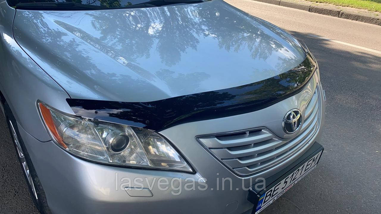 Дефлектор капоту (Мухобійка) Toyota Camry V40 2006-2011 (Sim)