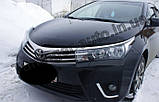 Дефлектор капоту (мухобійка) для Toyota Corolla 2013-2016 (Sim), фото 5