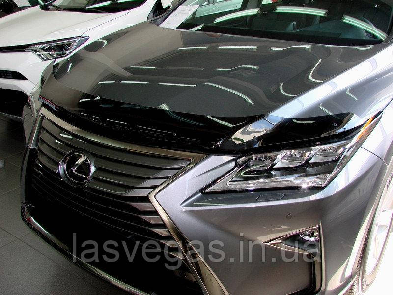 Дефлектор капоту, мухобойка Lexus RX 350 2015- (Sim)