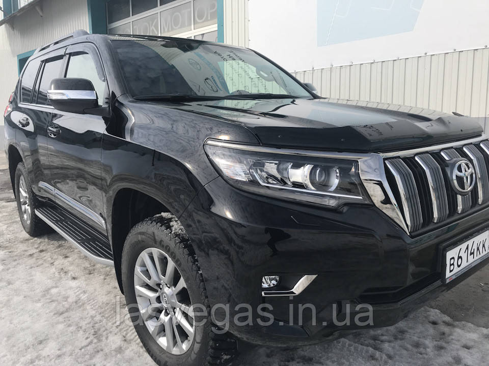 Мухобойка, дефлектор капота Land Cruiser Prado 150 2017- (Sim)