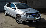 Мухобойка, дефлектор капота Volkswagen Passat B-6 2005-2010 (Sim), фото 3
