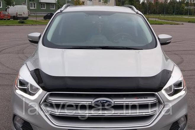 Мухобойка,дефлектор капота Ford Kuga 2016-2020 (SIM), фото 1