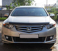 Мухобойка, дефлектор капота Honda Accord Europe 2008-2012 (Sim)