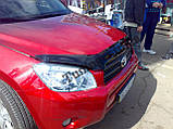 Мухобойка,дефлектор капота Toyota RAV 4 2006-2009 (Sim), фото 3