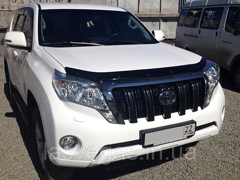 Мухобойка,дифлектор капота Toyota Land Cruiser Prado 150 2013- (Sim)