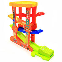 Ігровий набір паркінг Крокодил, 5 рівнів (6266B), фото 7