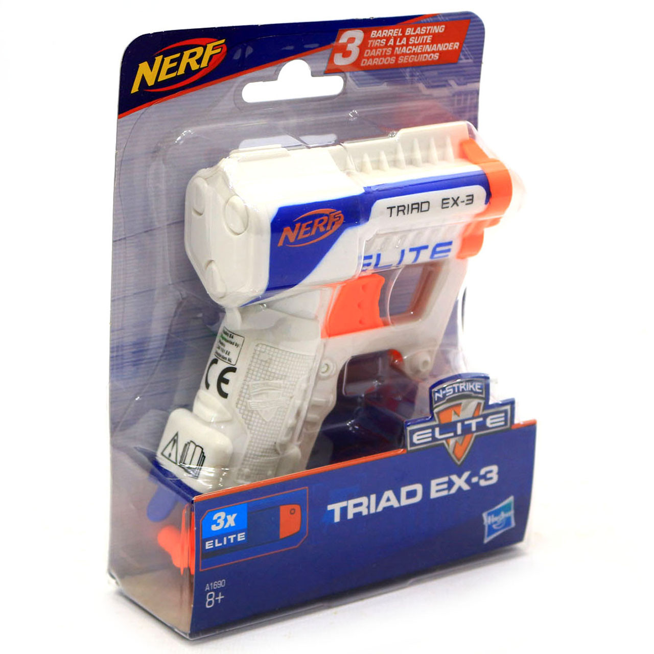 Бластер іграшковий Nerf Elite Triadex-3 (A1690), фото 1