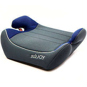 Бустер дитячий автомобільний Joy, від 3,5 до 12 років, 15-36 кг, сіро-синій (65127)