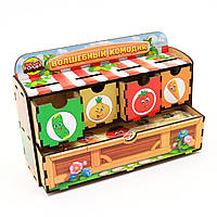 Чарівний комодик «Овочі 2», розвиваюча іграшка, Ань-Янь, 15,5 * 23,5 * 6,5 см, (ПСД008), фото 3