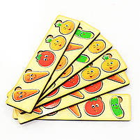 Чарівний комодик «Овочі 2», розвиваюча іграшка, Ань-Янь, 15,5 * 23,5 * 6,5 см, (ПСД008), фото 4