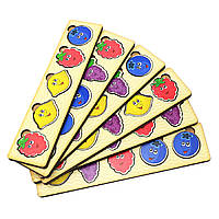 Чарівний комодик «Ягоди», розвиваюча іграшка, Ань-Янь, 15,5 * 23,5 * 6,5 см, (ПСД010), фото 4