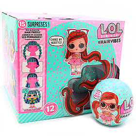Ігровий набір-сюрприз з лялькою LOL Surprise! S6 W1 Hairvibes Модні Зачіски (564744-W1)
