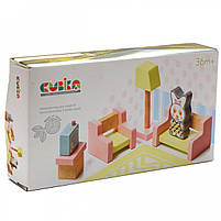 Дерев'яний іграшковий набір Cubika «Меблі 4» (15030), фото 3