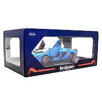 Іграшкова машинка металева Lamborghini Sian «АвтоЕксперт», Ламборджіні Сіан, світло, звук, 20*8*5 см блакитний (GT-1502), фото 7