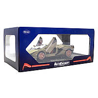 Іграшкова машинка металева Lamborghini Sian «АвтоЕксперт», Ламборджіні Сіан, світло, звук, 20*8*5 см хакі (GT-1502), фото 7