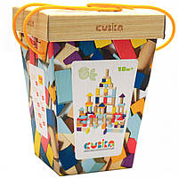 Дерев'яний конструктор Cubika Городок 100 деталей (15184), фото 2