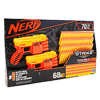 Набір бластер Hasbro Nerf Alpha Strike Fang QS-4, помаранчевий, іграшкову зброю пістолет, 2 шт., 78 патронів, від 8 років, 20 * 13, фото 2