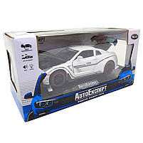 Іграшкова машинка металева Nissan GT-R «АвтоЕксперт» Ніссан ГТ-Р білий звук світло 15*4*7 см (700701), фото 8