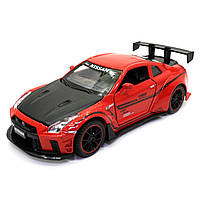 Іграшкова машинка металева Nissan GT-R «АвтоЕксперт» Ніссан ГТ-Р червоний звук світло 15*4*7 см (700701), фото 2
