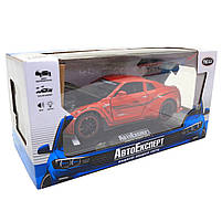 Іграшкова машинка металева Nissan GT-R «АвтоЕксперт» Ніссан ГТ-Р червоний звук світло 15*4*7 см (700701), фото 7