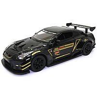 Іграшкова машинка металева Nissan GT-R «АвтоЕксперт» Ніссан ГТ-Р черный звук світло 20*6*9 см (GT-2247), фото 5