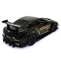 Іграшкова машинка металева Nissan GT-R «АвтоЕксперт» Ніссан ГТ-Р черный звук світло 20*6*9 см (GT-2247), фото 6