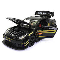 Іграшкова машинка металева Nissan GT-R «АвтоЕксперт» Ніссан ГТ-Р черный звук світло 20*6*9 см (GT-2247), фото 9