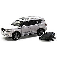 Іграшкова машинка металева Nissan Patrol «Автопром», білий, від 3 років, 16х7х6 см, (7577), фото 4