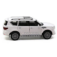 Іграшкова машинка металева Nissan Patrol «Автопром», білий, від 3 років, 16х7х6 см, (7577), фото 6
