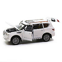 Іграшкова машинка металева Nissan Patrol «Автопром», білий, від 3 років, 16х7х6 см, (7577), фото 7