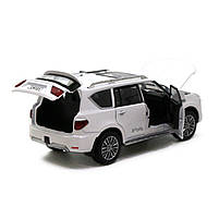 Іграшкова машинка металева Nissan Patrol «Автопром», білий, від 3 років, 16х7х6 см, (7577), фото 8