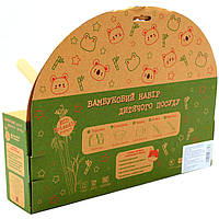 Набір дитячої бамбуковій посуду Stenson зоопарк 5 предметів (MH-2773-10), фото 4