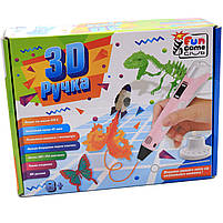 Набір для дитячої творчості «Fun Game» 3D ручка (3D-маркер) рожевий 28381, фото 3