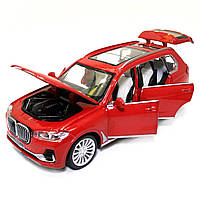 Іграшкова машинка металева «BMW X7» Автопром БМВ, червоний, 14*5*5 см, (68470), фото 5