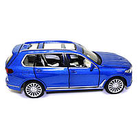 Іграшкова машинка металева «BMW X7» Автопром БМВ, синій, 14*5*5 см, (68470), фото 4