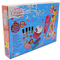 Набір для манікюру дитячий FUN GAME «Студія краси» дитяча косметика (сушка для нігтів, лак, дозатор декору) 22930, фото 2