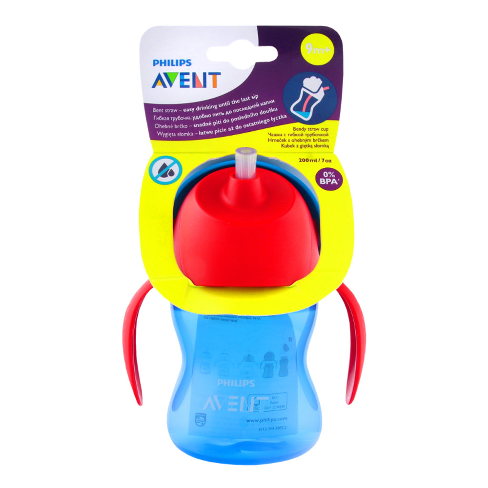 Чашка з трубочкою 210 мл Philips Avent 9m+ (8710103781899)