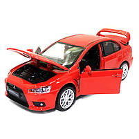 Іграшкова машинка металева «Mitsubishi Lancer Evolution» Автопром Мітсубісі, червоний, 14*5*5 см, (68463), фото 5