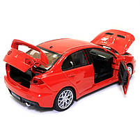 Іграшкова машинка металева «Mitsubishi Lancer Evolution» Автопром Мітсубісі, червоний, 14*5*5 см, (68463), фото 6