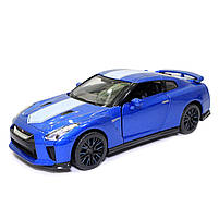 Іграшкова машинка металева «Nissan GT-R 50th Anniversary Edition» Автопром Ніссан ГТ-Р, синій, 14*4*5 см, (68469), фото 2