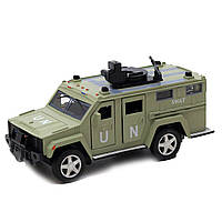Іграшкова машинка металева «Військова техніка», Автопром, світло-зелений, від 3 років, 7х15х6 см, (6623), фото 2