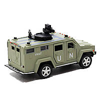 Іграшкова машинка металева «Військова техніка», Автопром, світло-зелений, від 3 років, 7х15х6 см, (6623), фото 3