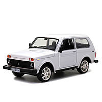 Іграшкова машинка металева ВАЗ Lada Niva «Автопром», білий, від 3 років, 7х15х6 см, (21214), фото 2