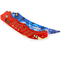 Дерев'яний ніж іграшка "Фліп" (Синій Кристал) з Counter-Strike (арт.FLI-C), фото 3